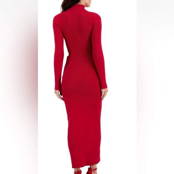 🆕Elegant Red Cut-Out Dress🆕🌹 - Picture 1 of 5